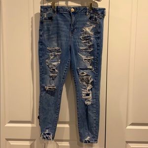 Curvy high rised stretch jeggings